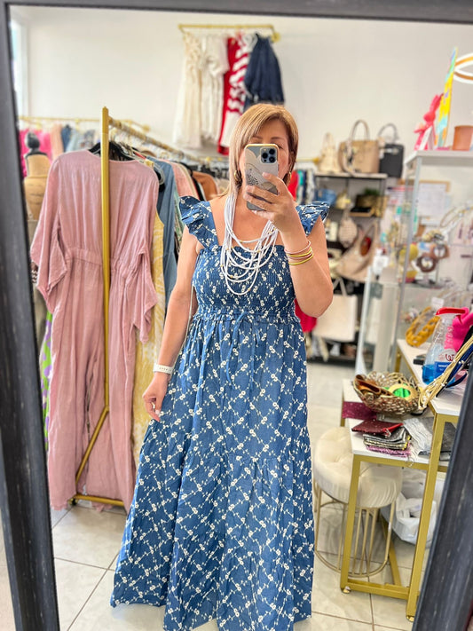 Traje Maxi Blue Chic