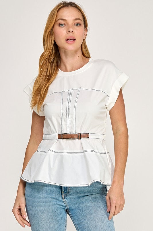 Blusa ivory chic