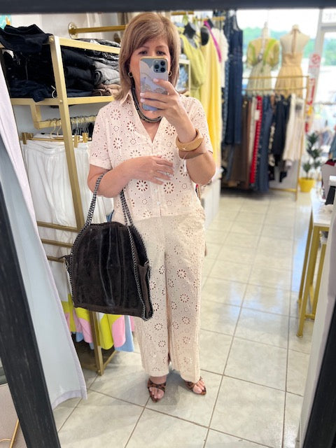 SET CREMA PANTALON