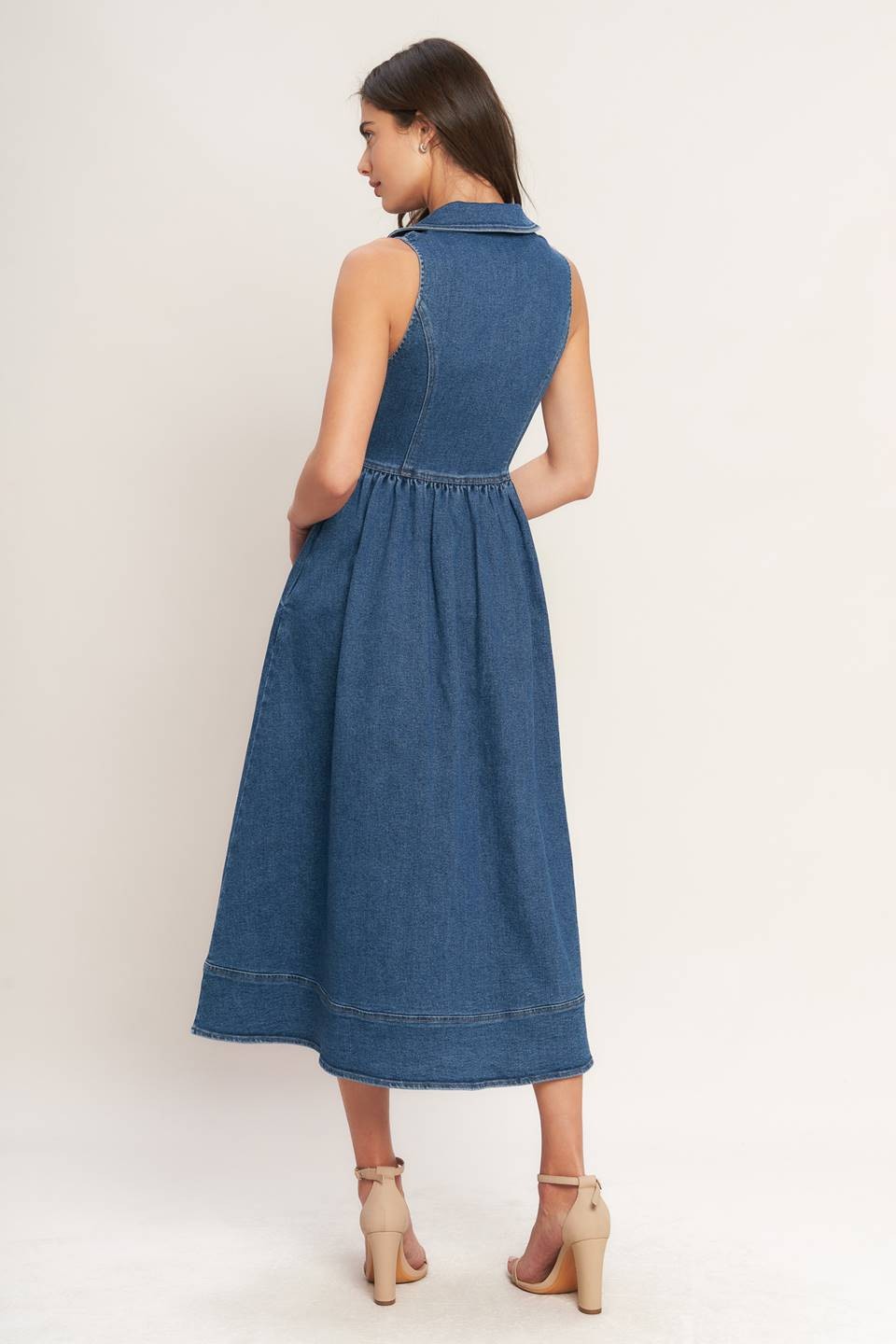 Denim Midi Dress
